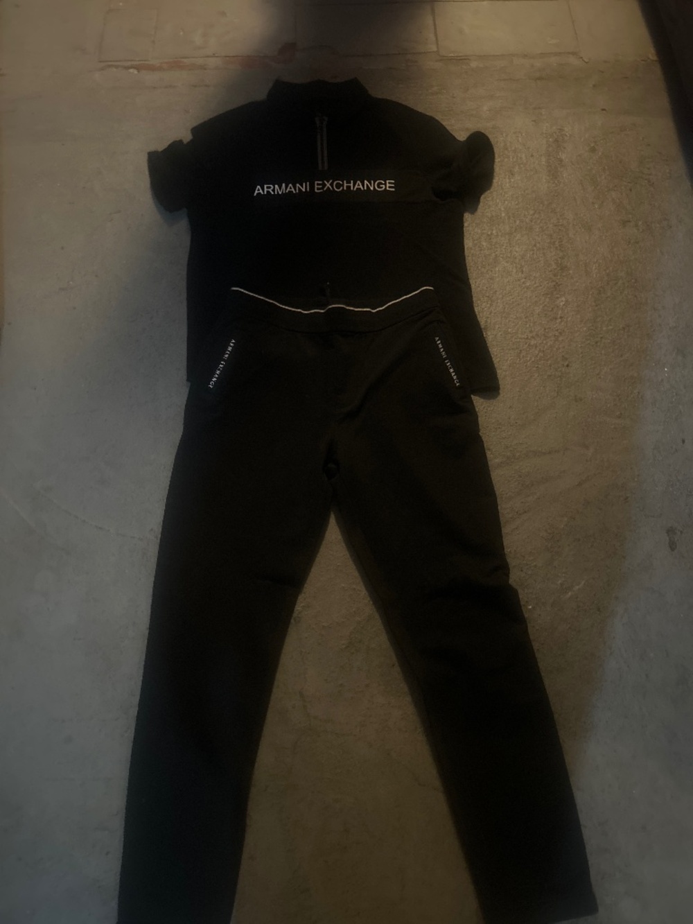 Armani Exchange Polo an Sweatpants Set